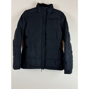 Women's Brooks Brothers Black Down Puffer Jacket Size 6